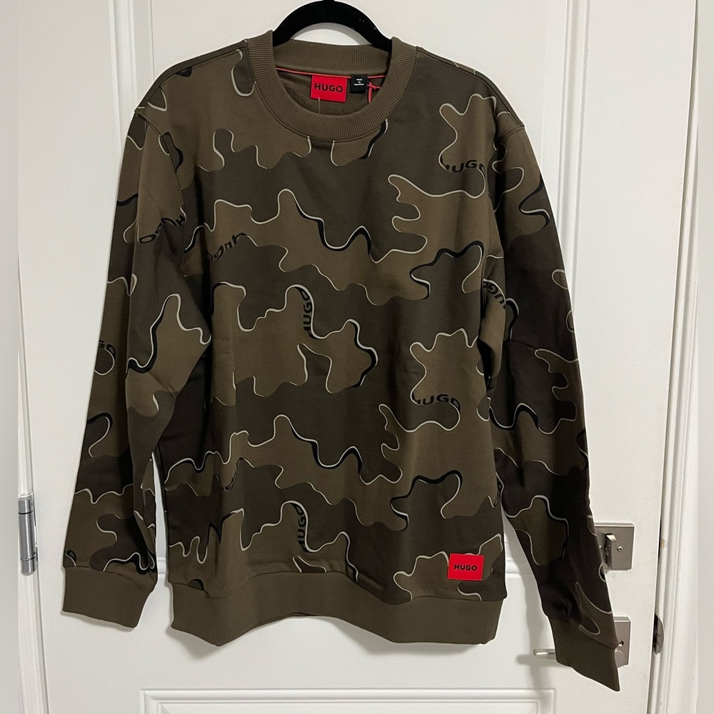 NWT - Hugo by Hugo Boss Men's Durdock Camo Sweatshirt - Size L